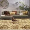 SUPERIOR Indoor Large Area Rug with Jute Backing, Perfect for Living Room, Bedroom, Hardwood Floors, Office, Dorm, Entryway, Kitchen, Enchanted Contemporary Design, Poplar Collection, 8′ x 10’(6″ x 96″ (Rectangular))
