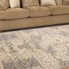 Superior 8mm Pile Height with Jute Backing, Vintage Distressed Geometric Pattern, Fashionable and Affordable Woven Rugs, 8′ x 10′ Rug, Beige