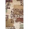 Superior Indoor Area Rug, Jute Backing, Modern Floral Rugs for Entryway, Living Room, Kitchen Floors, Bedroom, Office Floor Cover, Color Block Rugs, Storyville Scroll Collection, 8′ x 10′, Chocolate(Chocolate – Z)