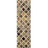 Superior Indoor Large Area Rug, Jute Backed, Perfect for Living/ Dining Room, Bedroom, Office, Kitchen, Entryway, Modern Geometric Trellis Floor Decor, Viking Collection, 8′ x 10′, Red Blue(Multi-colored – Z)