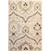 Superior Indoor Runner Rug, Jute Backed, Modern Oriental Floral Damask Floor Decor for Office, Living Room, Bedroom, Entryway, Nursery Hardwood, Tile, Augusta Collection – 9ft x 12ft, Beige Brown(Beige Brown)