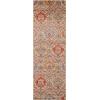 Superior Indoor Runner Rug, Jute Backed, Modern Oriental Floral Damask Floor Decor for Office, Living Room, Bedroom, Entryway, Nursery Hardwood, Tile, Augusta Collection – 9ft x 12ft, Beige Brown(Ginger)