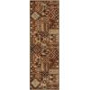Superior Indoor Runner Rug, Jute Backing, Color Block Rugs For Hallway, Entryway, Living Room, Kitchen Floors, Bedroom, Office, Modern Southwestern Geometric Rug, Berlin Collection, 2′ 7″ x 8′, Maroon