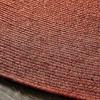 Superior Jute Oval Indoor Area Rug, Brick