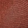 Superior Jute Oval Indoor Area Rug, Brick