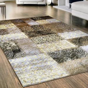 SUPERIOR Non-Slip Hadley Indoor Area Rug & Washable 2′ 7″ x 8′(Beige)