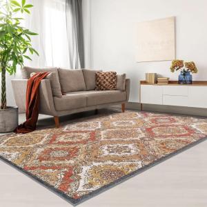 Superior Hayden-Poly Area Rug, 8′ x 10′, Cream
