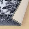 Superior 2.6x8RUG-SERAPHINA Area Rug, 2′ 7″ x 8′ Runner, Black/White(4′ x 6′ (Rectangular))