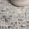 Superior Kailani Indoor Area Rug with Cotton Backing, Perfect for Hallways, Entryway, Office, Living Room, Hardwood, Tile, or Carpet Cover, Oriental Modern Floral Medallion, 10′ x 14′, Blue-Cream(Blue)