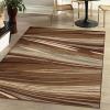 Superior Indoor Area Rug with Jute Backing, Modern Floor Decor for Home Hallway, Living Room, Floor Cover, Entryway, Bedroom, Modern Abstract Multi-Colored, 7′ x 9′, Taupe(7′ x 9′ (Rectangular))