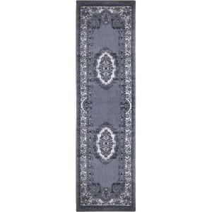 Superior 2.6x8RUG-SERAPHINA Area Rug, 2′ 7″ x 8′ Runner, Black/White(2’7″ x 8′ (Runner))
