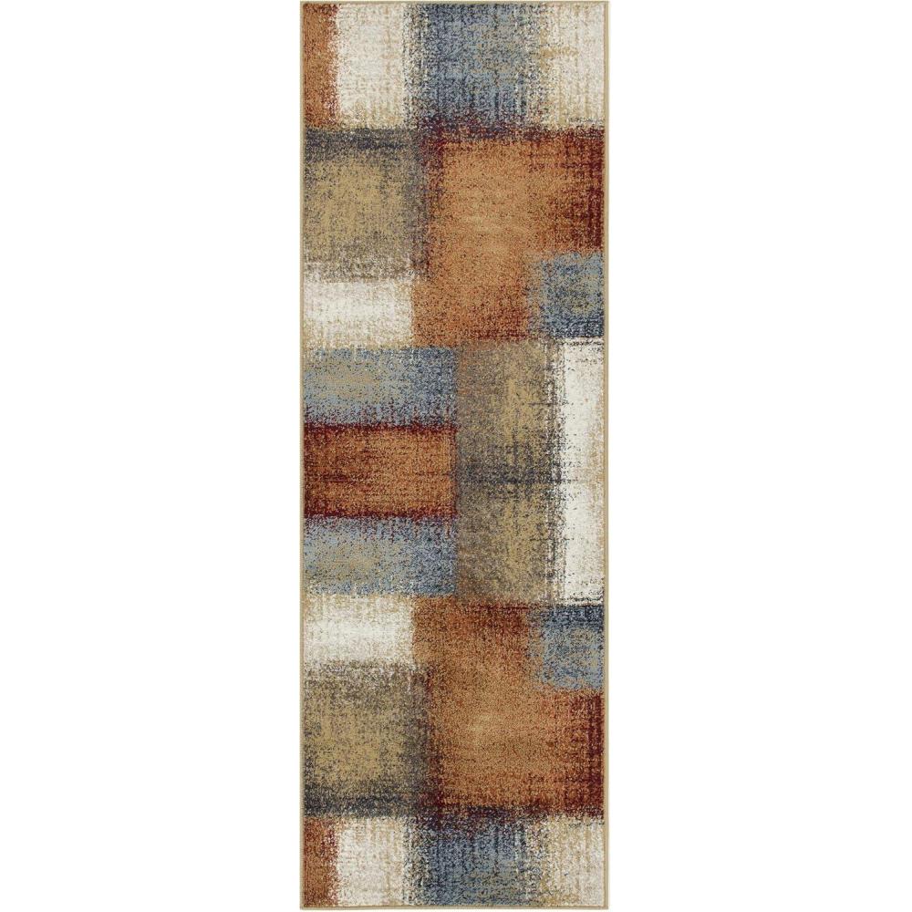 imageSuperior Indoor Area Rug or Runner Modern Geometric Abstract Floor Decor Jute Backed Rugs for Bedroom Entryway LivingDining Room Kitchen Office Dorm Nilaya Collection 2 6 x 8 CamelCamel