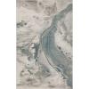 SUPERIOR Indoor Area Rug, Jute Backing, Modern Watercolor Abstract, Floor Decor for Bedroom, Office, Living/Dining Room, Entry, Hallway, Hardwood Floors, Morwenna Collection, 5′ x 8′, Rivulet(Rivulet)
