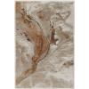 SUPERIOR Indoor Area Rug, Jute Backing, Modern Watercolor Abstract, Floor Decor for Bedroom, Office, Living/Dining Room, Entry, Hallway, Hardwood Floors, Morwenna Collection, 5′ x 8′, Rivulet(Beige)