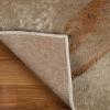 SUPERIOR Indoor Area Rug, Jute Backing, Modern Watercolor Abstract, Floor Decor for Bedroom, Office, Living/Dining Room, Entry, Hallway, Hardwood Floors, Morwenna Collection, 5′ x 8′, Rivulet(Beige)