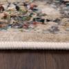SUPERIOR Indoor Large Area Rug, Modern Farmhouse Medallion Decor for Living/Dining Room, Office, Bedroom, Entryway, Kitchen, Home Floor Throw, Jute Backed Rugs, Marquis Collection, 5′ x 8′, Teal(Teal)