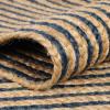 Superior Braided Dyed Jute Handwoven Indoor Area Rug, Floor Decor for Living Room, Hallway, Entry, Dining Room, Bedroom, Office, Apartment, Hand-Woven Modern Farmhouse Rugs, 2′ 6″ x 10′, Navy Blue