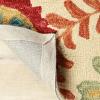Superior Floral Medallion Eclectic Modern Country Cottage Hand-Tufted Handmade Wool Indoor Area Rug, Rust, 4′ Wide x 6′ Long(Cream)