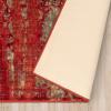 Superior Hazelbrook Modern Abstract Non-Slip Indoor Area Rug with Foam Backing, Soft Living Room Carpet, Stylish Bedroom Accent Rug, Durable Floor Mat for Home Décor, 2′ 7″ x 8′, Orange(2′ x 3′)