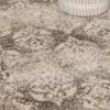 Superior Indoor Area Rug, Jute Backing, Geometric Paisley Floor Decor for Office, Living Room, Dining, Kitchen Floors, Bedroom, Entryway, Modern Rugs, Mystique Collection, 5′ x 8′, Brown(Brown – Z)