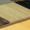 Superior Indoor Area Rug, Jute Backing, Geometric Tile Block Floor Decor for Office, Living Room, Dining, Kitchen Floors, Bedroom, Entryway, Modern Rugs, Rockaway Collection, 5′ x 8′, Majorica Blue