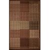 Superior Indoor Area Rug, Jute Backing, Modern Farmhouse Checkered Houndstooth, Ideal for Entry, Living Room, Kitchen, Bedroom, Hallway, Floor Cover, Natte Collection, 8′ x 10′, Mocha
