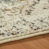 Superior Indoor Area Rug, Jute Backing, Modern Plush Rugs for Entryway, Living Room, Kitchen Floors, Bedroom, Hallway, Office Floor Cover, Medallion Rugs, Mayfair Collection, 5′ x 8′, Ivory(Ivory)