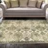 Superior Indoor Area Rug, Jute Backing, Modern Plush Rugs for Entryway, Living Room, Kitchen Floors, Bedroom, Hallway, Office Floor Cover, Medallion Rugs, Mayfair Collection, 5′ x 8′, Ivory(Ivory)