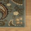 Superior Indoor Area Rug, Jute Backing, Vintage Farmhouse Paisley Floral, Ideal for Entryway, Living Room, Kitchen, Bedroom, Hallway, Floor Cover, Parkway Collection, 7′ x 9′, Slate(Parkway – Slate)