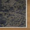 Superior Indoor Large Area Rug, Modern Abstract Style with Jute Backing, Floor Decor for Office, Living Room, Dorm, Kitchen, Dining, Entryway, Hardwood Throw, Brentwood Collection, 2′ 7″ x 8′, Beige(Black)