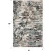 Superior Indoor Large Area Rug, Modern Decor for Bedroom, Living/Dining Room, Office, Kitchen, Entryway, Playroom, Kids, Hardwood Floor Throw, Jute Backing, Kahuna Collection, 8′ x 10′, Rivulet(Rivulet)