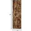 Superior Indoor Large Area Rug, Modern Decor for Bedroom, Living/Dining Room, Office, Kitchen, Entryway, Playroom, Kids, Hardwood Floor Throw, Jute Backing, Kahuna Collection, 8′ x 10′, Rivulet(Camel)