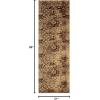 Superior Indoor Large Area Rug, Modern Geometric Design, Home Decor for Living Room, Kitchen, Bedroom, Entryway, Dining, Office, Dorm, Hardwood, Floor Throw, Rangoli Collection – 8ft x 10ft, Cream(Cream)