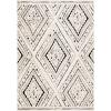 Superior Indoor Small Area Rug, Jute Backed, Perfect for Entryway, Office, Living/Dining Room, Bedroom, Kitchen, Hardwood Floor, Geometric Modern Decor, Ozark Collection, 4′ x 6′, Slate