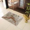 SUPERIOR Indoor Area Rug, Jute Backing, Modern Watercolor Abstract, Floor Decor for Bedroom, Office, Living/Dining Room, Entry, Hallway, Hardwood Floors, Morwenna Collection, 5′ x 8′, Rivulet(Beige)