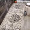 Superior Brinton Indoor 2′ 7″ x 8′ Area Rug for Living/Dining Room, Bedroom, Farmhouse, Kitchen, Under Table Clearance, Durable Rugs for Home and Office, Modern Floor Decor, On Tile & Carpet, Slate(Slate)