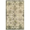 Superior Indoor Area Rug, Jute Backing, Modern Plush Rugs for Entryway, Living Room, Kitchen Floors, Bedroom, Hallway, Office Floor Cover, Medallion Rugs, Mayfair Collection, 5′ x 8′, Ivory(Ivory)