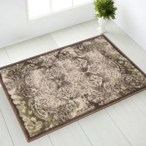Superior Indoor Area Rug, Jute Backing, Geometric Paisley Floor Decor for Office, Living Room, Dining, Kitchen Floors, Bedroom, Entryway, Modern Rugs, Mystique Collection, 5′ x 8′, Brown(Brown)