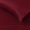 Superior Egyptian Cotton 400 Thread Count Bed Sheet Set, 1 Elastic Deep Pocket Fitted Sheet, 1 Flat Sheet, 2 Pillowcases, Soft Bedding, Luxury Sheets, Sateen Weave, California King Size, Sage(Burgundy Red – Z)