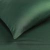 Superior Egyptian Cotton 400 Thread Count Bed Sheet Set, 1 Elastic Deep Pocket Fitted Sheet, 1 Flat Sheet, 2 Pillowcases, Soft Bedding, Luxury Sheets, Sateen Weave, California King Size, Sage(Hunter Green – Z)
