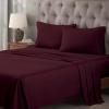 Superior Egyptian Cotton 400 Thread Count Bed Sheet Set, 1 Elastic Deep Pocket Fitted Sheet, 1 Flat Sheet, 2 Pillowcases, Soft Bedding, Luxury Sheets, Sateen Weave, California King Size, Sage(Plum – Z)