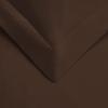 Superior Egyptian Cotton Solid Duvet Cover Set, Twin, Brown