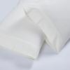 Superior Flannel Cotton Pillowcase Bedding Set, Set Includes: 2 Pillow Covers, Solid Contemporary Bedroom Accent, Modern Traditional Soft, Breathable and Plush, King, Ivory