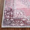 Superior Indoor Area Rug, Bohemian Geometric Home Floor Decor, Bedroom, Living/Dining Room, Office, Entry, Unique, Soft Cotton Backed Rugs, Sterling Collection, 3′ 6″ x 5′ 6″, Sangria(Ster – Sangria)