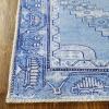 Superior Indoor Area Rug, Bohemian Geometric Home Floor Decor, Bedroom, Living/Dining Room, Office, Entry, Unique, Soft Cotton Backed Rugs, Sterling Collection, 3′ 6″ x 5′ 6″, Sangria(Ster – Dark Blue)