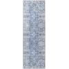 Superior Indoor Area Rug, Bohemian Geometric Home Floor Decor, Bedroom, Living/Dining Room, Office, Entry, Unique, Soft Cotton Backed Rugs, Sterling Collection, 3′ 6″ x 5′ 6″, Sangria(Elo – Sapphire Blue)