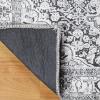 Superior Indoor Area Rug, Bohemian Geometric Home Floor Decor, Bedroom, Living/Dining Room, Office, Entry, Unique, Soft Cotton Backed Rugs, Sterling Collection, 3′ 6″ x 5′ 6″, Sangria(Elo – Charcoal)