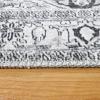 Superior Indoor Area Rug, Bohemian Geometric Home Floor Decor, Bedroom, Living/Dining Room, Office, Entry, Unique, Soft Cotton Backed Rugs, Sterling Collection, 3′ 6″ x 5′ 6″, Sangria(Elo – Charcoal)
