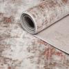 Superior Indoor Area Rug, for Family, Kitchen, Dining Room, Office, Cotton Backing, Medallion Home Decor, Distressed Modern Rugs, Euphemia Collection, 7′ 6″ x 9′ 6″, Rust