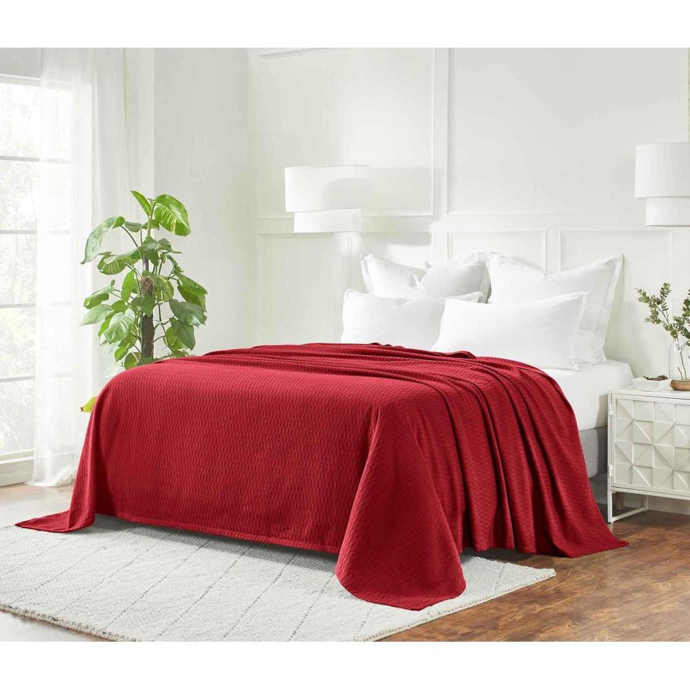 imageSuperior 100 Cotton Diamond Weave Blanket Perfect for Bedroom Living Room Couch Picnics Travel Beach or Camping Comfy Blanket Bedroom Decor Essentials Cover for Bed FullQueen AquaBurgundy  Z